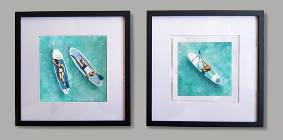 Slow Drifting Diptych