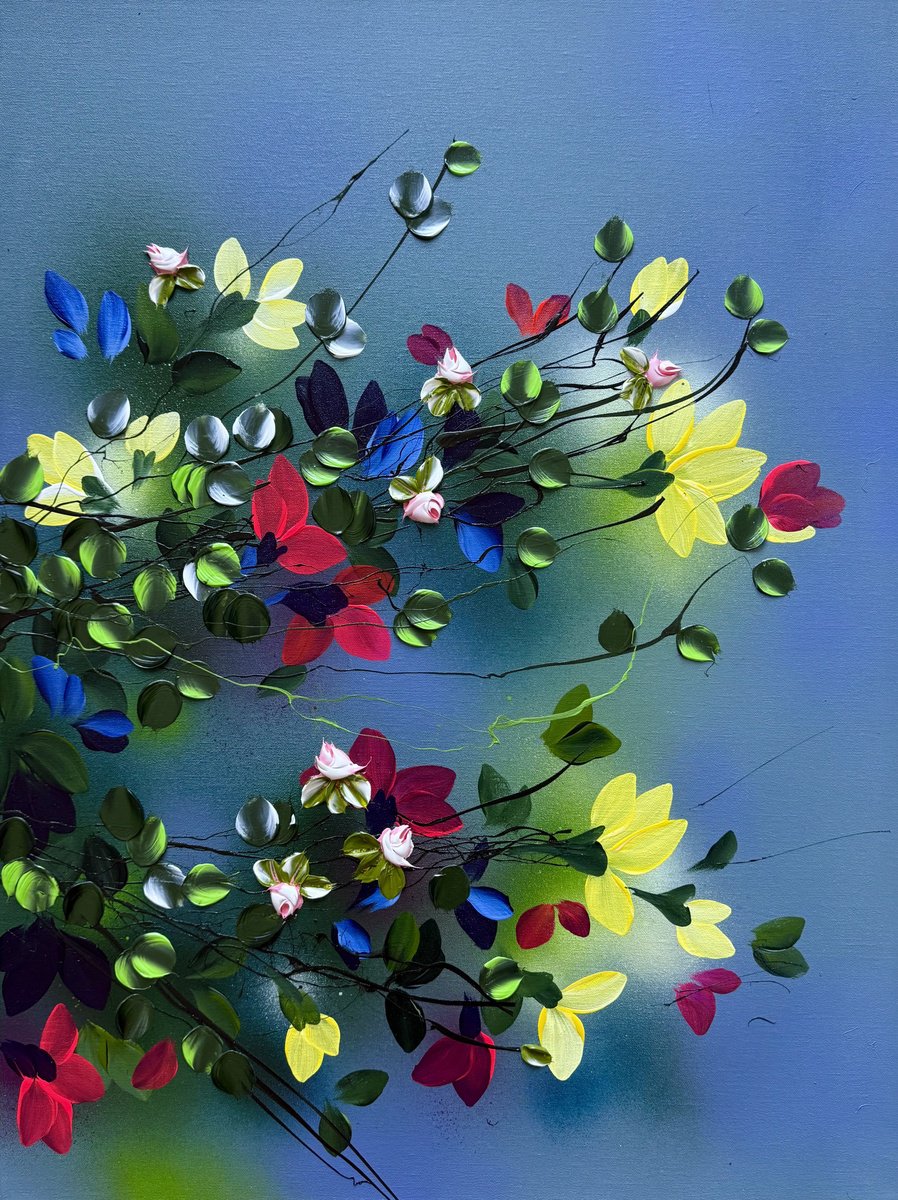 Fragments Of A Garden I By Anastassia Skopp, 24 X 31, Artwork For Sale On Artfinder