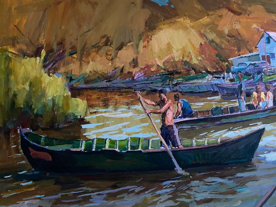 Fishermen in Vylkove