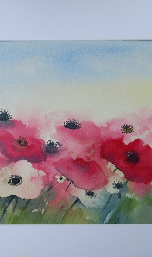 Provence Poppies by Angela Rendall