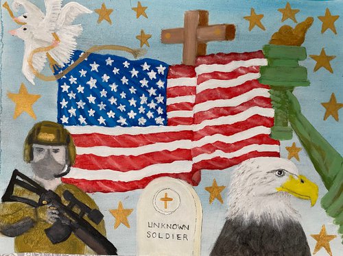 Godbless America by Alan Horne Art Originals