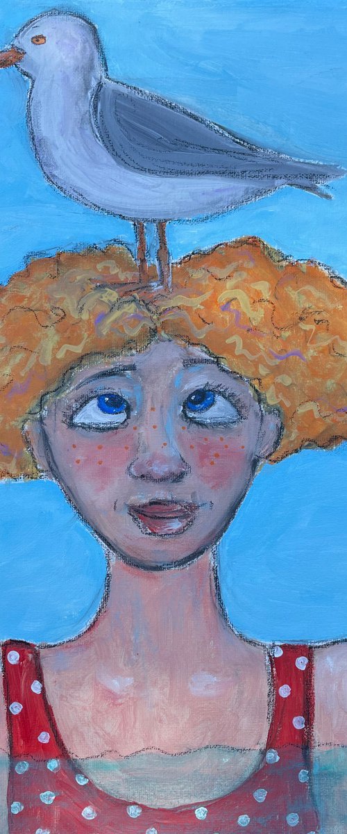 Girl and Gull by Anya Getter