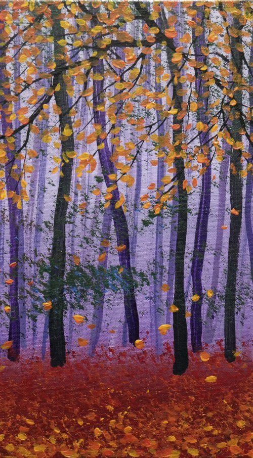 The last leaves by Eugene Gorbachenko