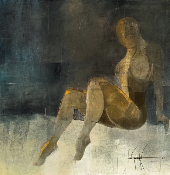 Contemplation in Blue
