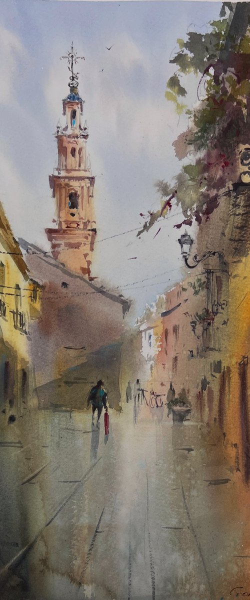 A Walk Through Old Valencia by Eugenia Gorbacheva