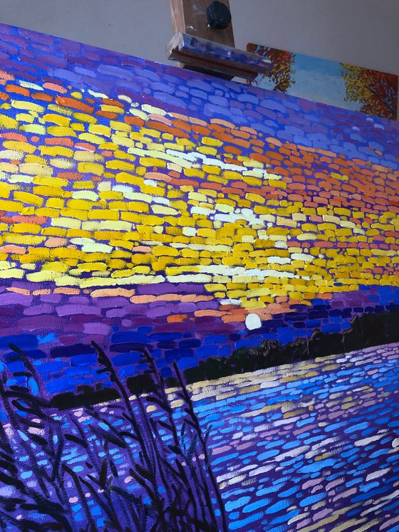 Calmly Sunset 80-80cm