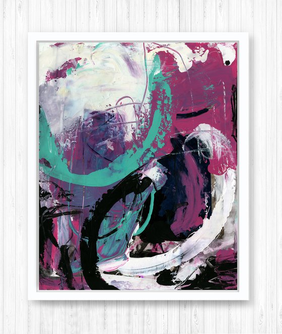 Watch Me Dance - Abstract Painting  by Kathy Morton Stanion