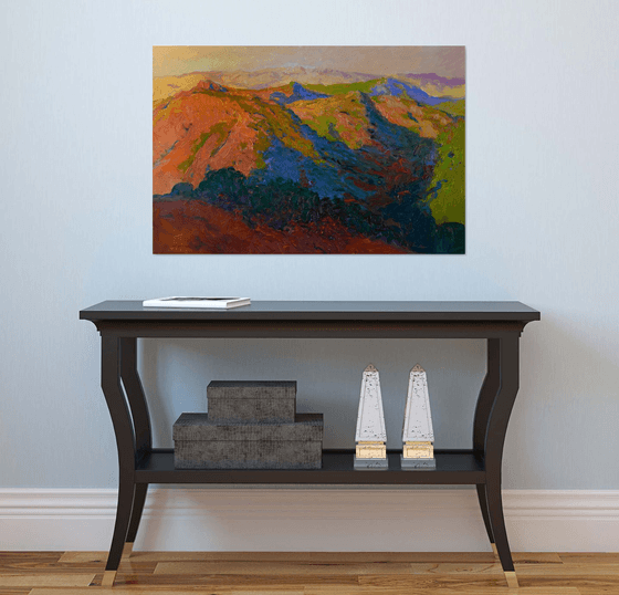 Evening Shade in the Mountains