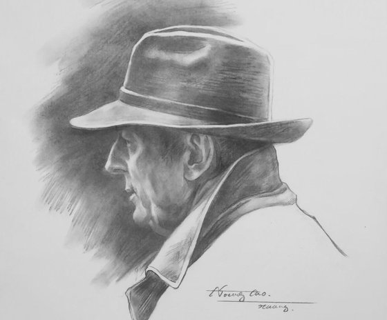 Drawing-Portrait of man