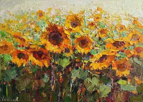 Sunflowers by Anastasiia Valiulina