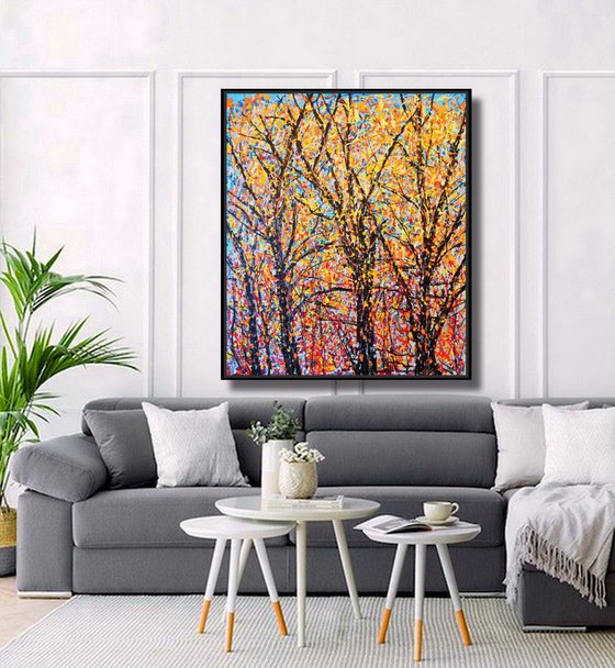 GOLDEN  AUTUMN  FOREST,  XL