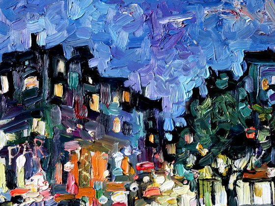 Night in Paris.