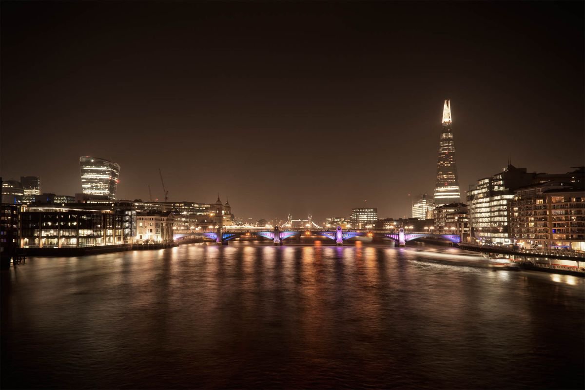 Thames View by Night by Tracie Callaghan