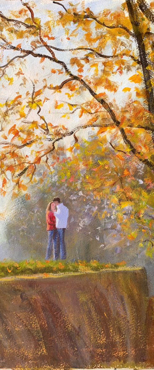 Love in autumn by Shelly Du