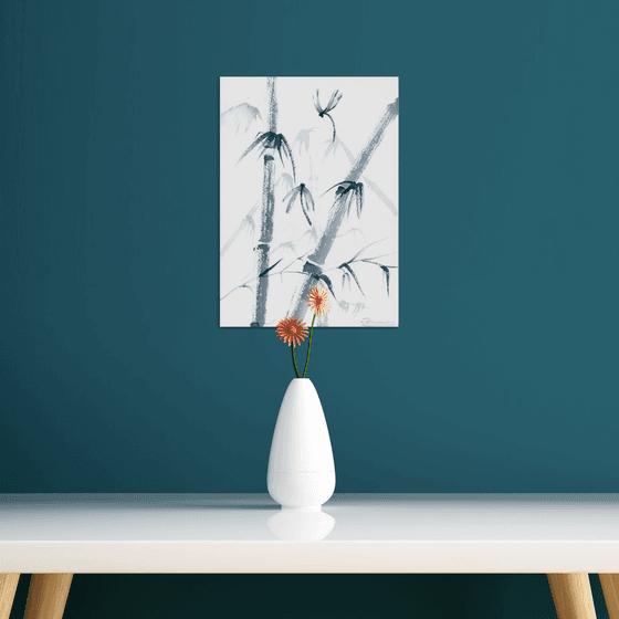 Bamboo and Dragonflies