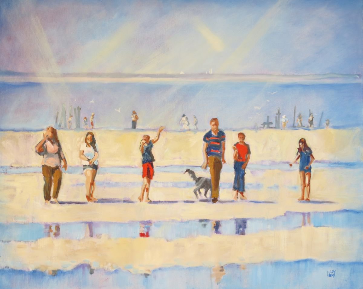 Join Us! Family on the Beach. by Mary Kemp