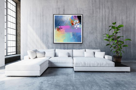 Le grand vide - Abstract artwork - Limited edition of 1