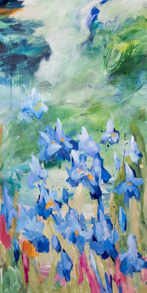 Jardin d'iris by Chantal Proulx