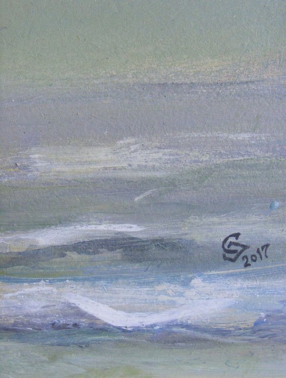 "Seagulls in the haze of morning" SPECIAL PRICE !!!!