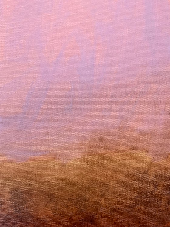 Abstract Pink and Red Earth