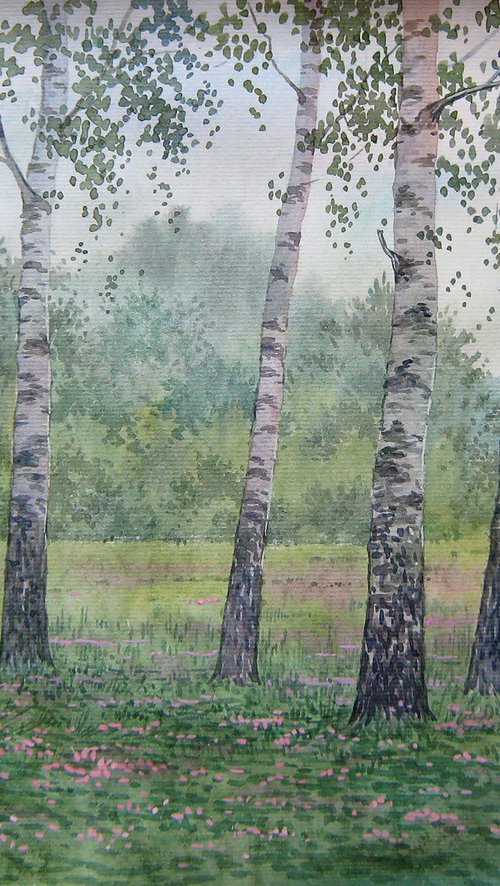 Birch thicket by Valeriy Savenets-1