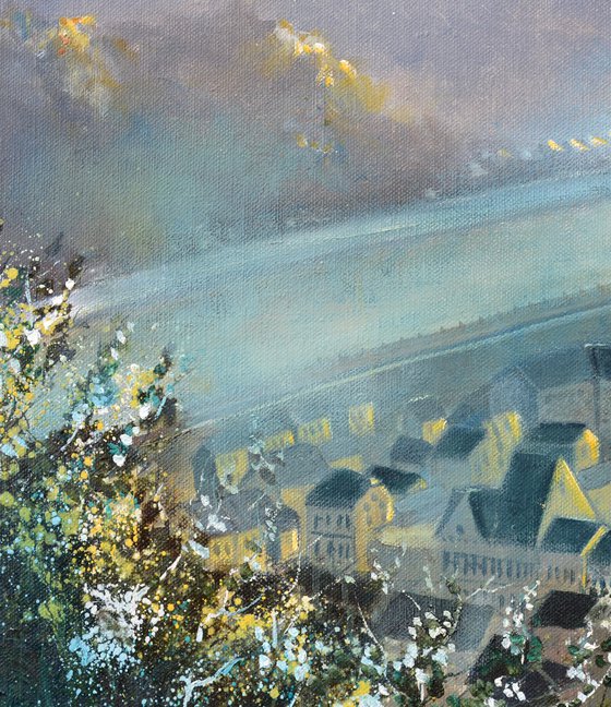 In the mist - Bouvignes