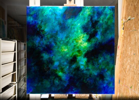 Deep Blue abstract