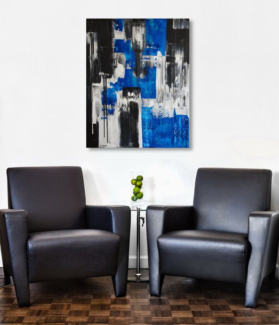 Blue Core II (80 x 100 cm) XL (32 x 40 inches)