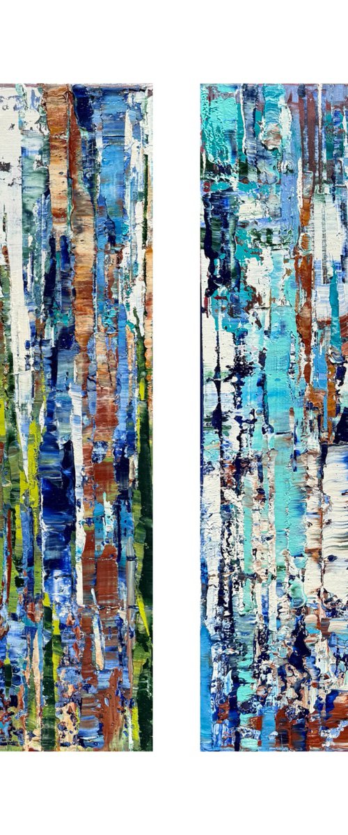 Collection of 2 oil paintings by Svitlana Andriichenko