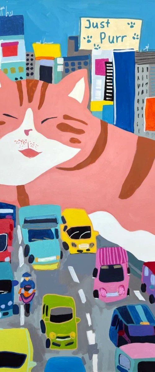 The Day Bangkok Stopped for a Giant Cat by Sasha Robinson