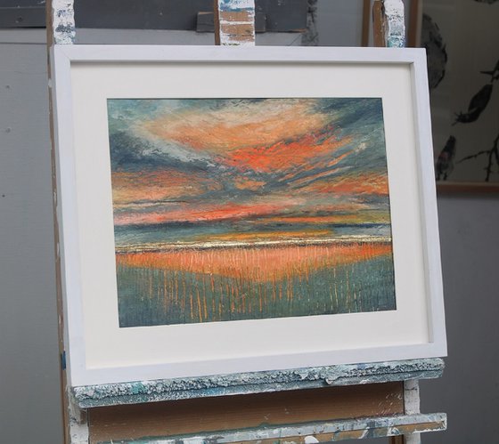 Summer Sunset - Original Painting - Study 5 - Sennen Cove Cornwall