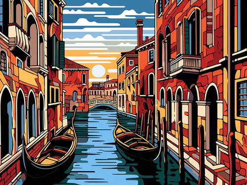 Mosaic Venice by Kosta Morr