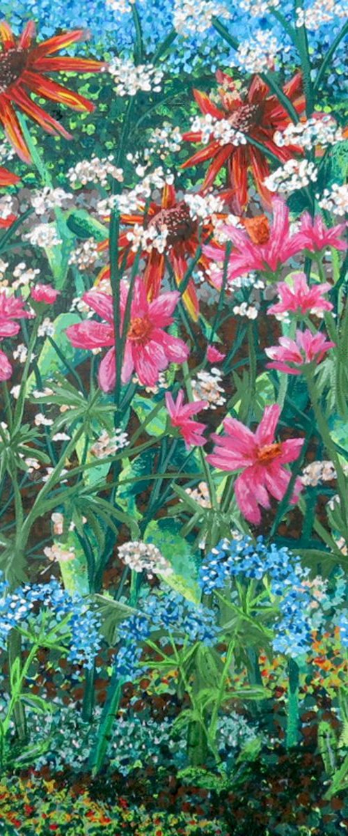 Floral Garden by Roz Edwards