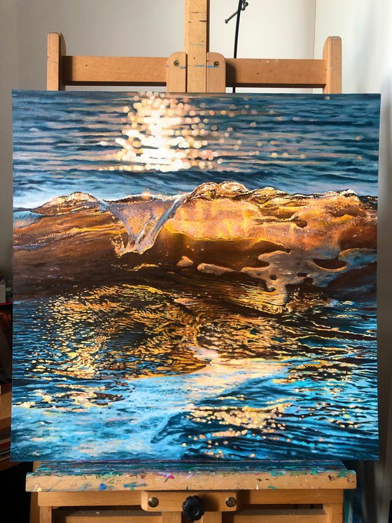 "AMBER LIGHT" - Original Oil Painting