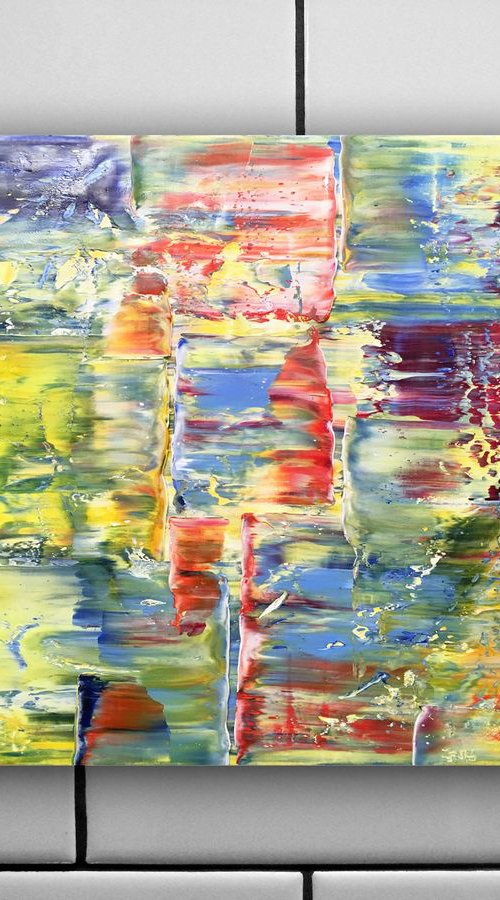 "Inner Beauty" - Original PMS Oil Painting On Canvas - 20 x 20 inches by Preston M. Smith (PMS)