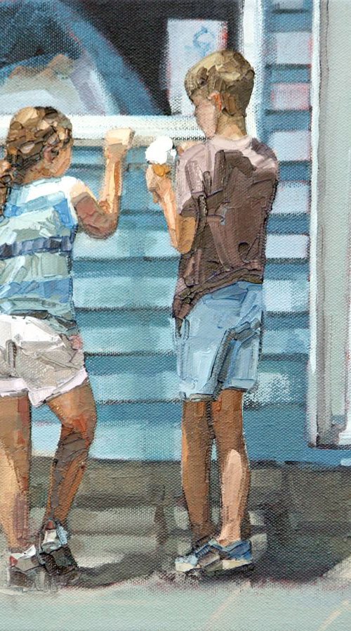 Beach Kiosk III by Claire McCall