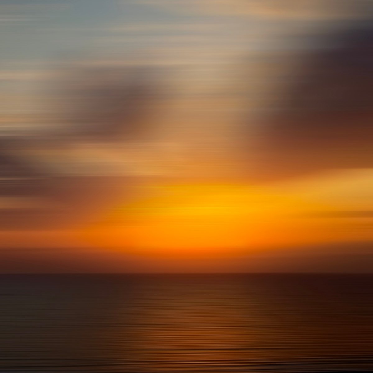 Landscape Photograph By Tatiana Zappa, 39 X 39", Ocean Ii, Original Artwork