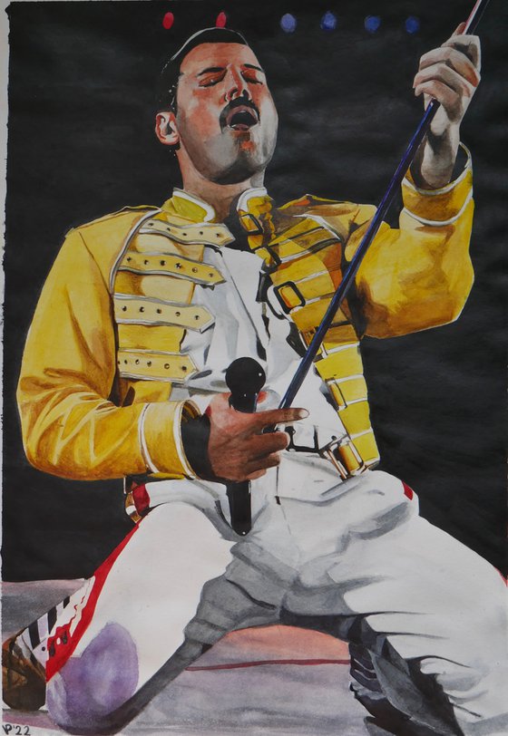 Freddie Mercury. Series "Musicians Who Influenced Me".