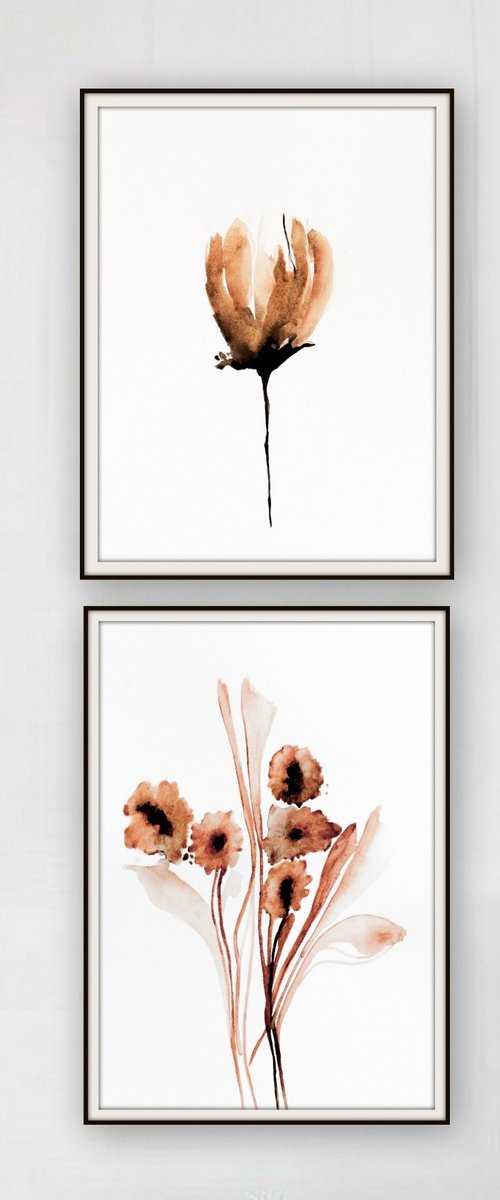 Floral Set by Nadia Moniatis