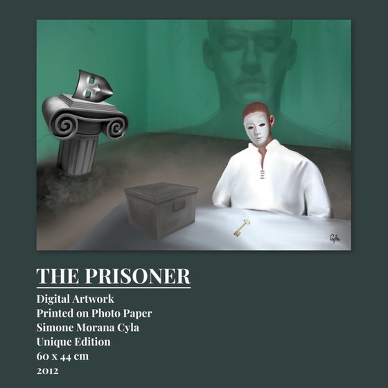 THE PRISONER | 2012 | DIGITAL ARTWORK PRINTED ON PHOTOGRAPHIC PAPER | HIGH QUALITY | UNIQUE EDITION | SIMONE MORANA CYLA | 60 X 44 CM |