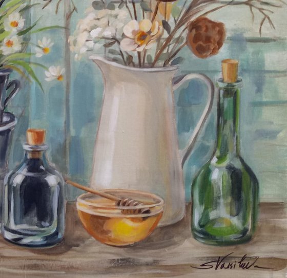 Cottage Windowsill
