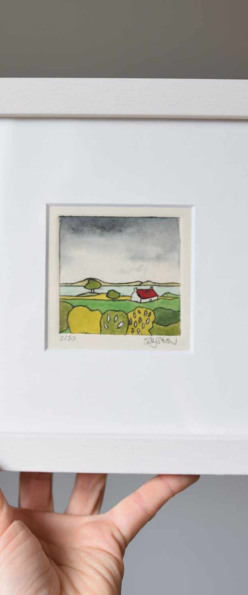 Cottage on the road to Applecross by Sally Fisher