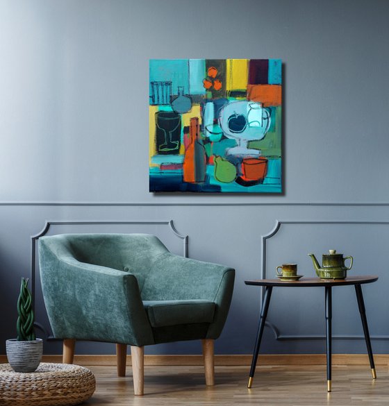 Interior with a White Jug VI