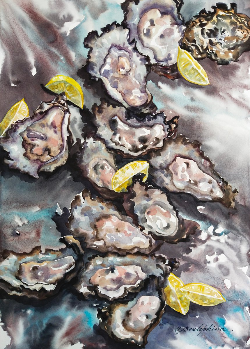 Oysters #3 by Olga Bezlepkina