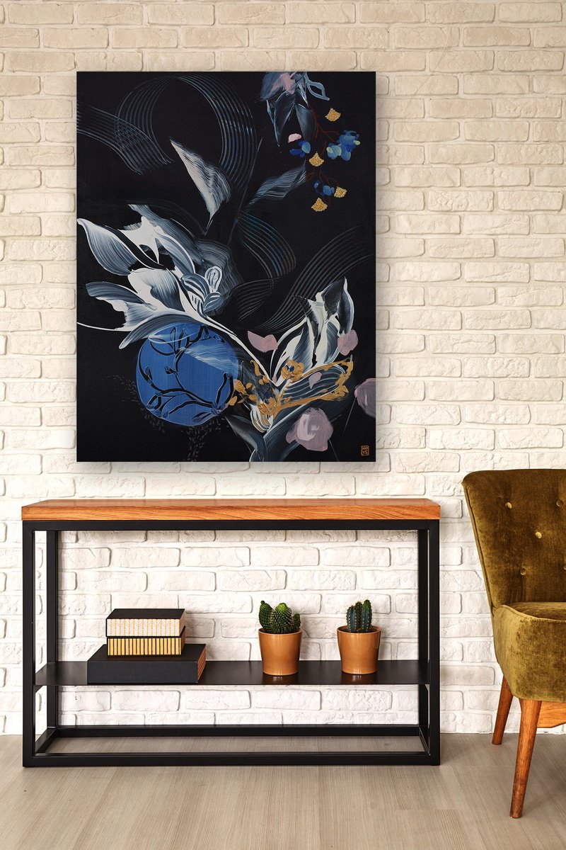 Night, Adorned Ii By Novi Lim, 30 X 40, Artwork For Sale On Artfinder