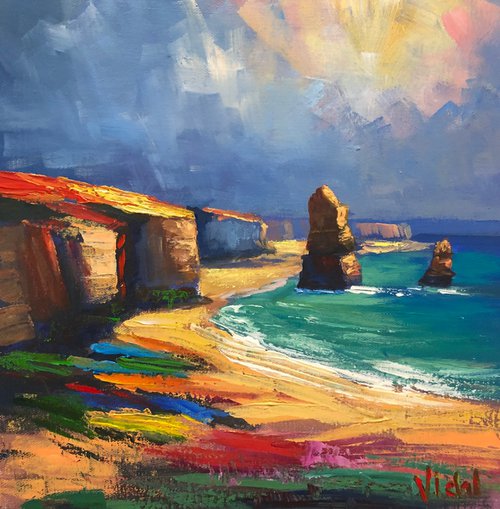 The Great Ocean Road - Abstraction by Christopher Vidal
