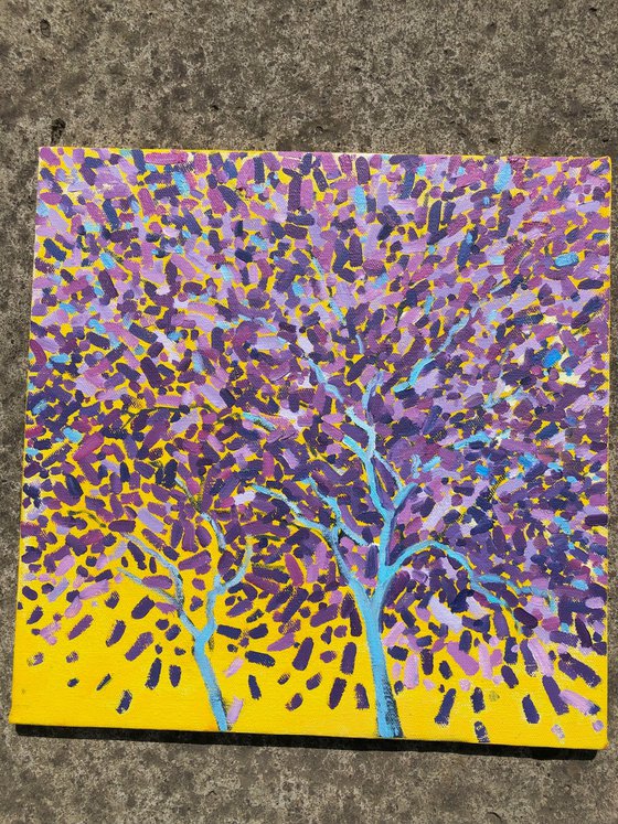 Violet tree