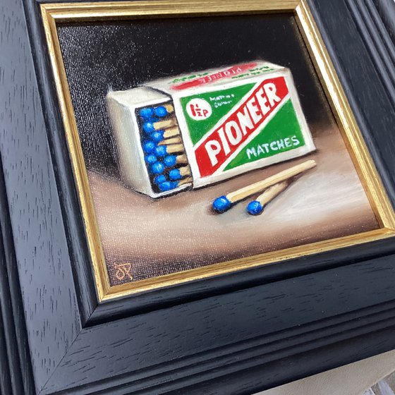 Vintage pioneer matches