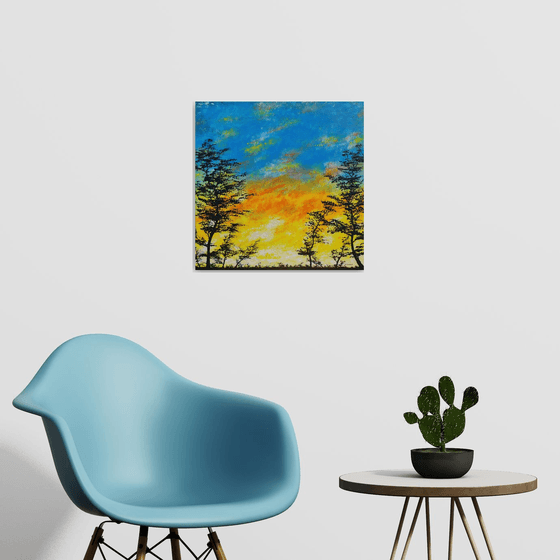 Yellow sunset 1