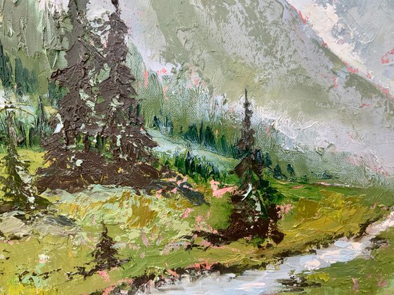 Mountain Stream in the Rockies